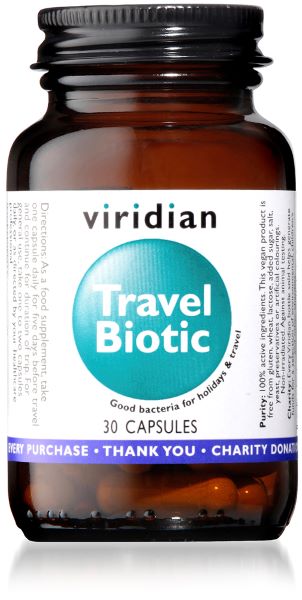 Viridian Travel Biotic 30 Caps