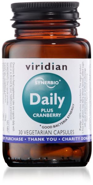 Viridian Synerbio Daily Plus Cranberry 30 Caps