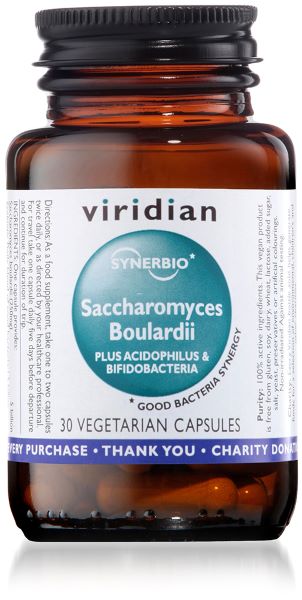 Viridian Synerbio Saccharomyces Boulardii 30 Caps