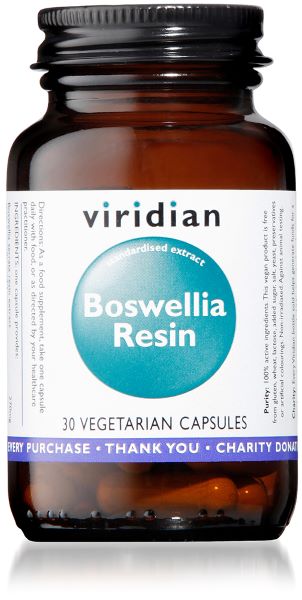 Viridian Boswellia Resin 270mg 30 Caps