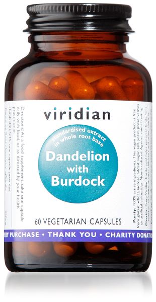 Viridian Dandelion with Burdock 60 Caps