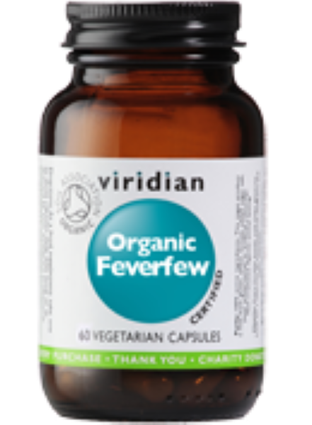 Load image into Gallery viewer, Viridian Feverfew Leaf 350mg
