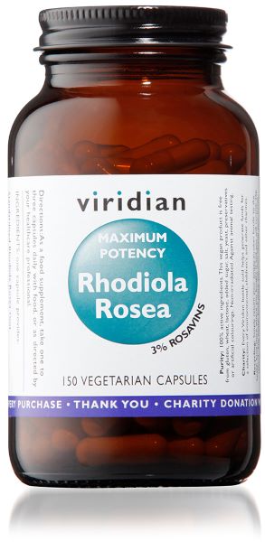 Viridian Rhodiola Rosea Root 150 Caps