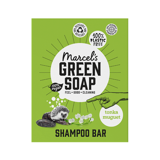 Marcel's Green Soap Shampoo Bar- Tonka & Muguet 90g