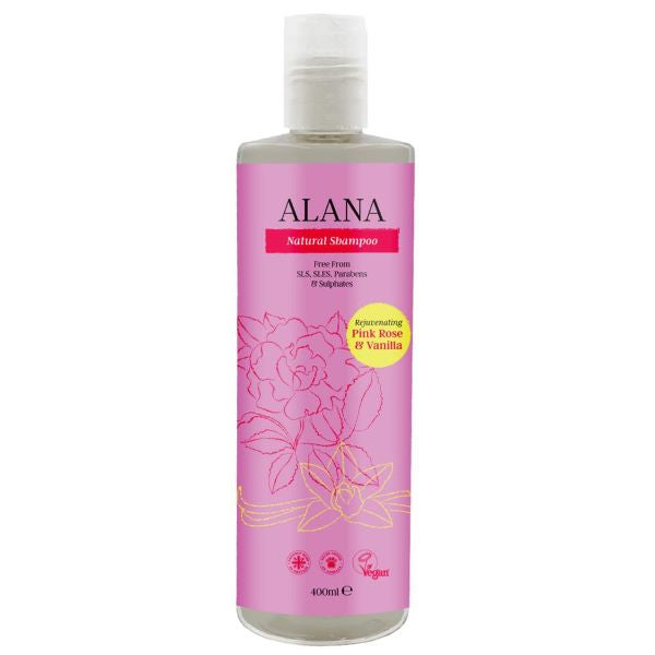 Alana Shampoo- Pink Rose & Vanilla 400ml