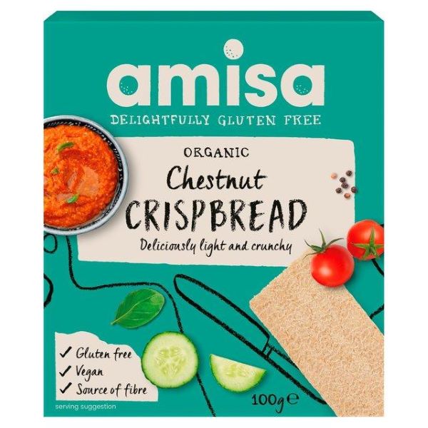 Amisa Chestnut Crispbread 100g