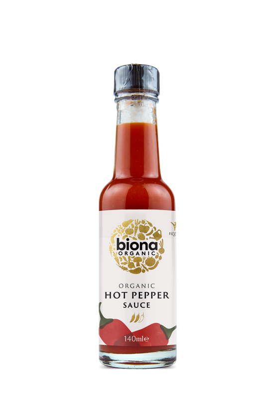 Load image into Gallery viewer, Biona Hot Pepper Sauce 140ml
