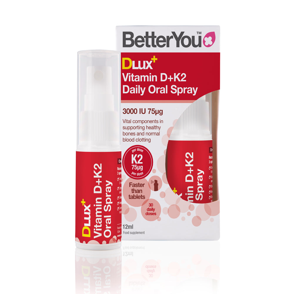 BetterYou Dlux Vitamin D+K2 - 12ml Oral Spray