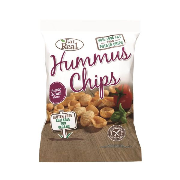 Eat Real Hummus Chips- Tomato Basil 45g