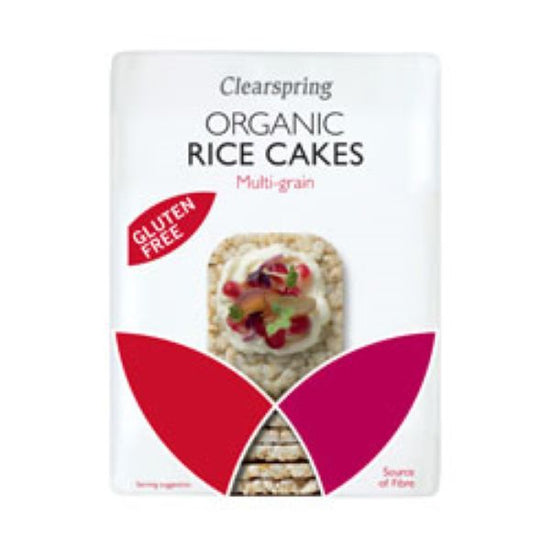 Clearspring Organic Rice Cakes - Multigrain 130g
