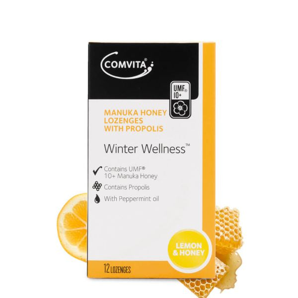 Load image into Gallery viewer, Comvita Manuka Honey Lozenges with Propolis (12x4.5g)
