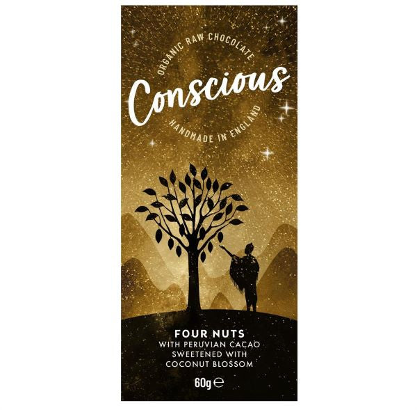 Conscious Chocolate Four Nuts 60g