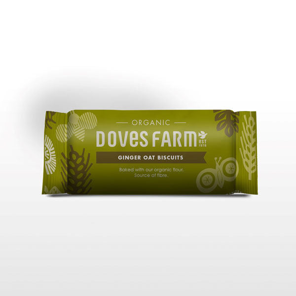 Doves Farm Biscuits- Ginger Oat 200g