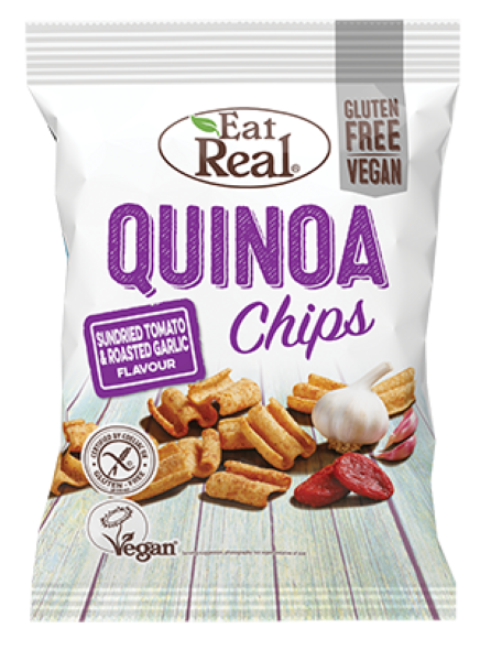 Eat Real Quinoa Chips- Tomato & Garlic 30g