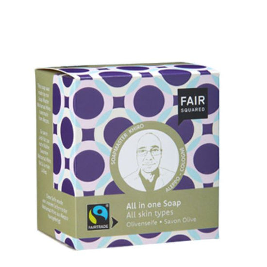 Fair Squared Soap- All-In-One Olive 2x80g