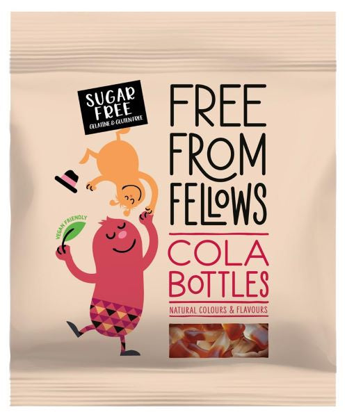 Free From Fellows- Cola Bottles 100g