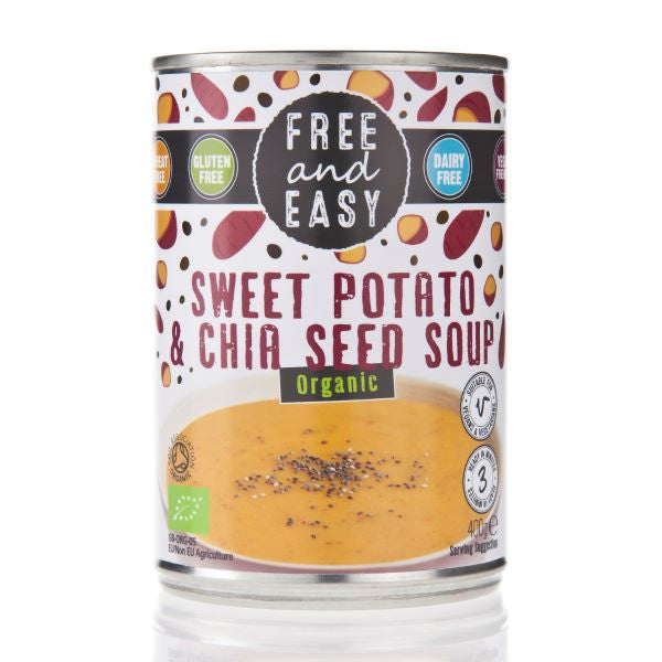 Free & Easy Sweet Potato and Chia Seed Soup 400g