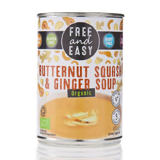 Free & Easy Butternut Squash & Ginger Soup 400g