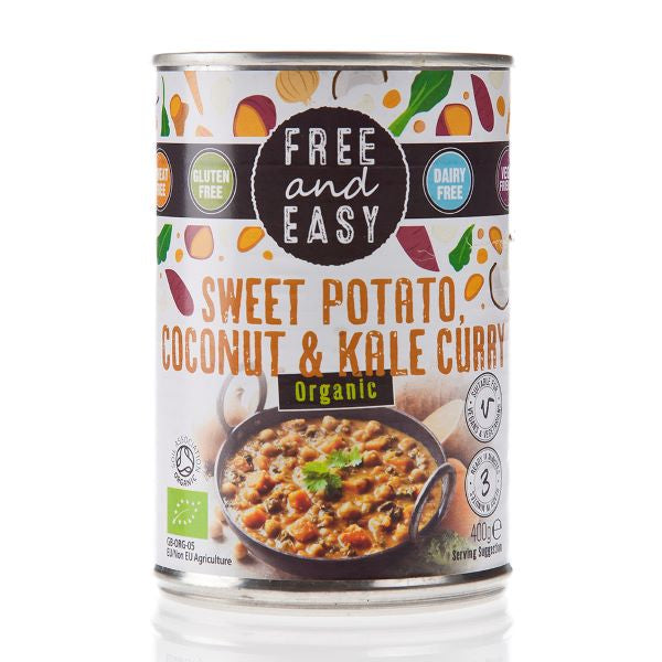 Free & Easy Sweet Potato Coconut and Kale Curry 400g
