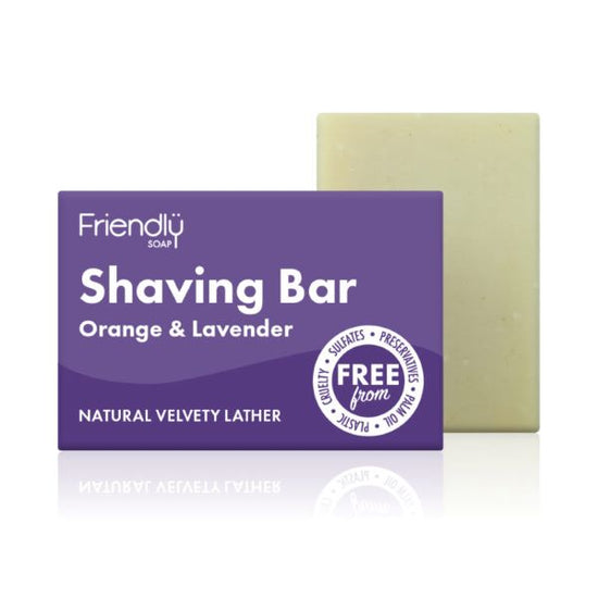Friendly Soap Shaving Bar- Orange & Lavender 95g
