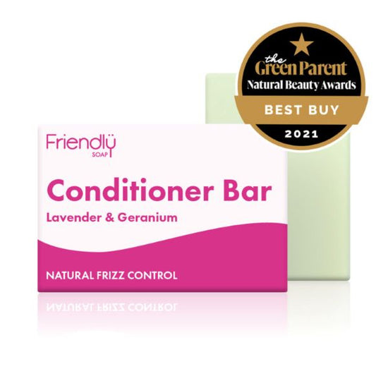 Friendly Soap Conditioner Bar- Lavender & Germanium 95g