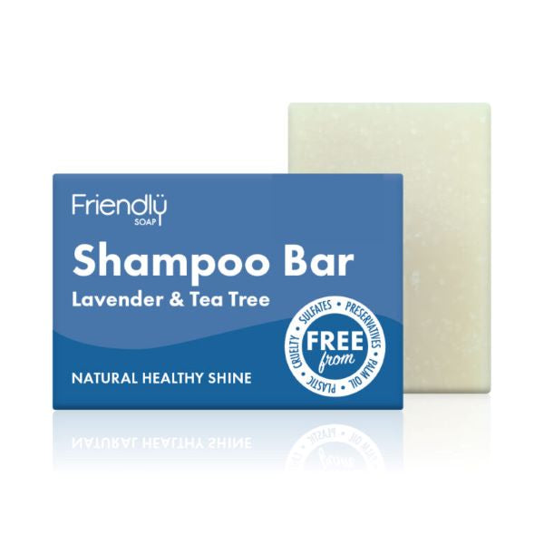 Friendly Soap Shampoo Bar- Lavender & Tea Tree 95g