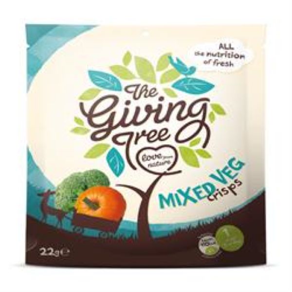 Load image into Gallery viewer, The Giving Tree Mixed Veg Crisps 18g

