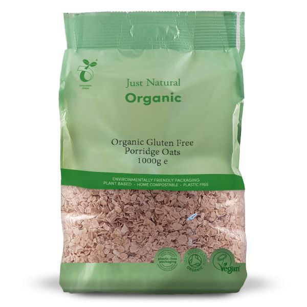 Load image into Gallery viewer, Just Natural Porridge Oats-Gluten Free 1000g
