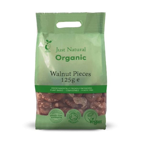 Just Natural Walnut Pieces 125g