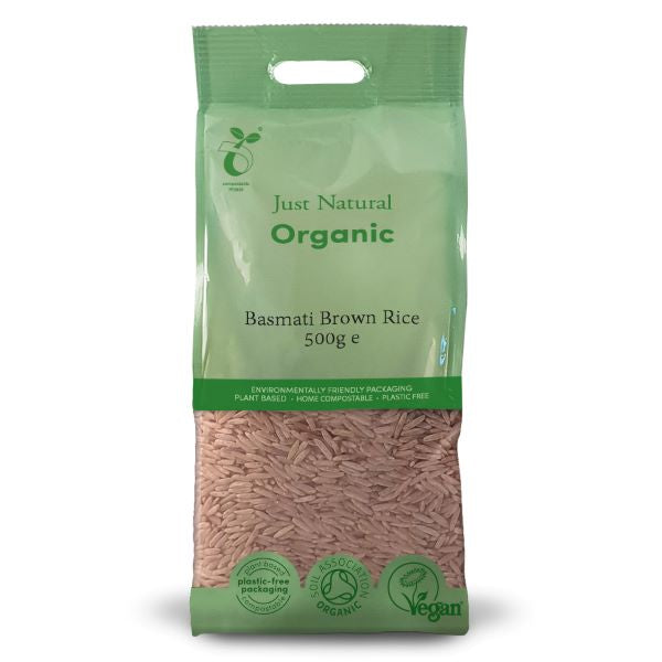 Just Natural Brown Basmati Rice 500g
