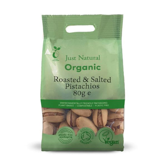 Just Natural Roasted & Salted Pistachios 80g