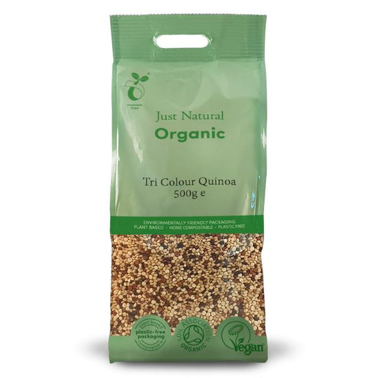 Just Natural Tri-Colour Quinoa 500g