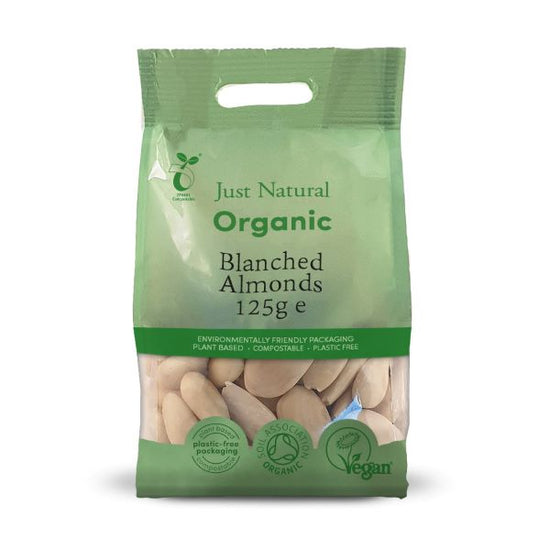 Load image into Gallery viewer, Just Natural Almonds- Blanched 125g

