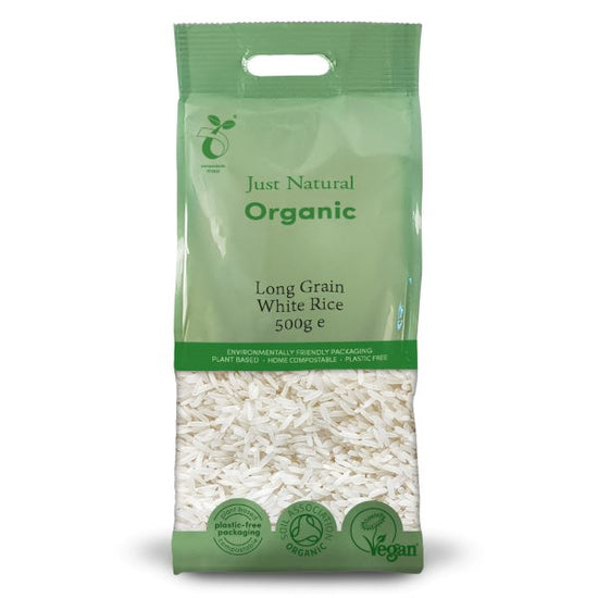 Just Natural Long Grain White Rice 500g