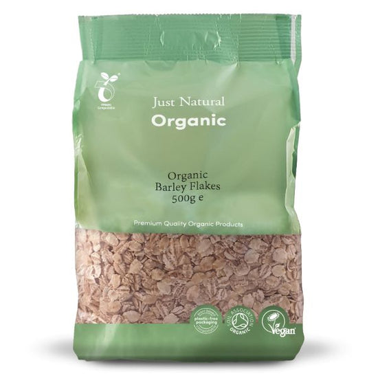 Just Natural Barley Flakes 500g