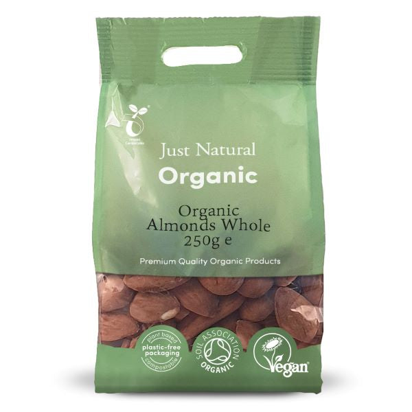 Just Natural Almonds- Whole 250g