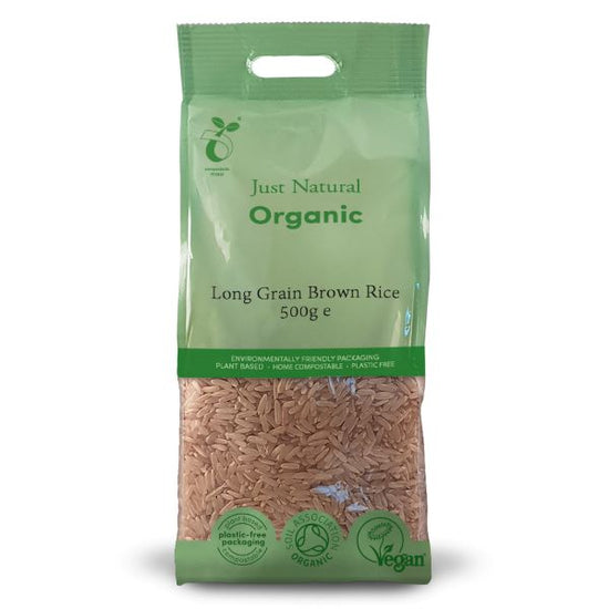 Just Natural Long Grain Brown Rice 500g