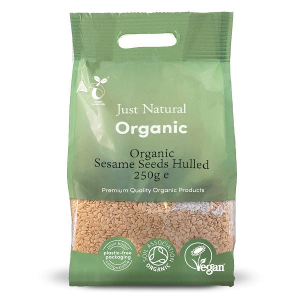 Just Natural Sesame Seeds- Hulled 250g