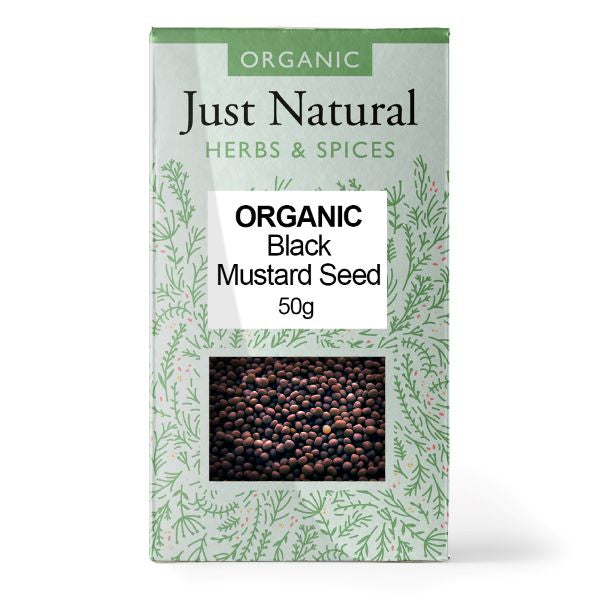 Just Natural Black Mustard Seeds 50g