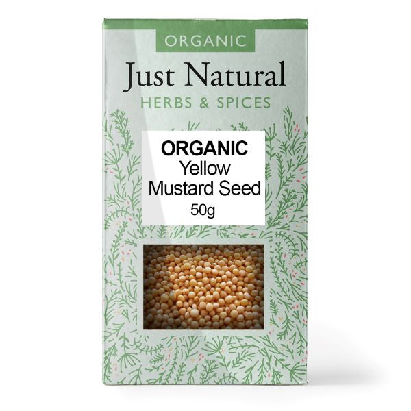 Load image into Gallery viewer, Just Natural Yellow Mustard Seed 50g
