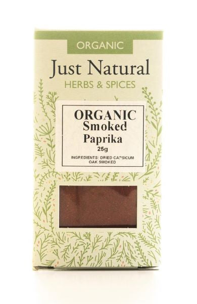 Just Natural Paprika- Smoked 25g