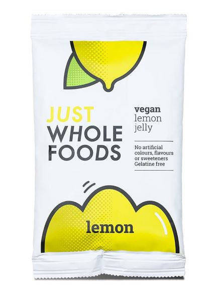 Load image into Gallery viewer, Just Wholefoods Vegan Jelly- Lemon 85g
