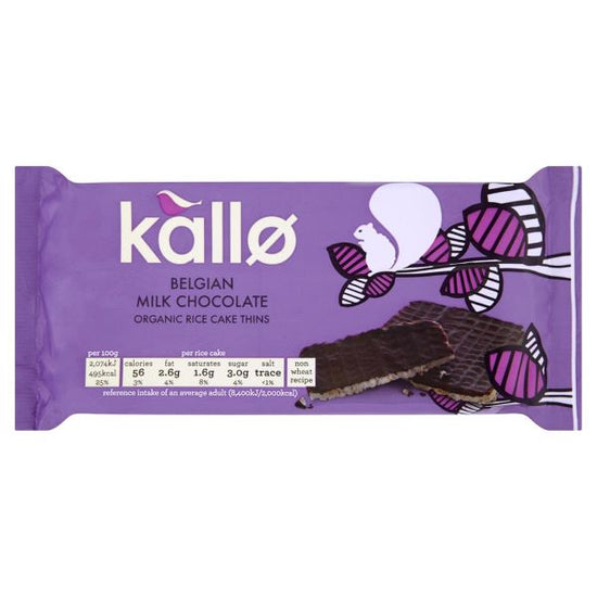 Kallo Milk Chocolate Thins 90g
