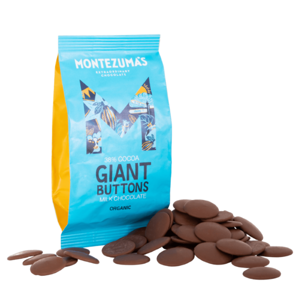 Load image into Gallery viewer, Montezumas Giant Buttons- 38% Milk Chocolate 180g

