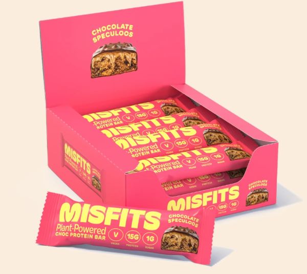 Load image into Gallery viewer, Misfits Protein Bar- Speculoos 45g
