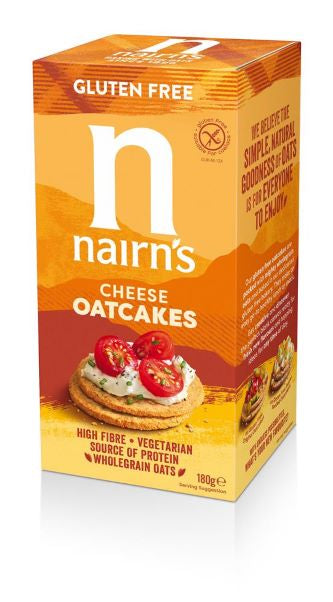 Nairn's Gluten Free Oatcakes- Cheese 180g