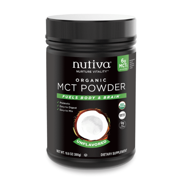 Nutiva MCT Powder- Unflavoured 300g