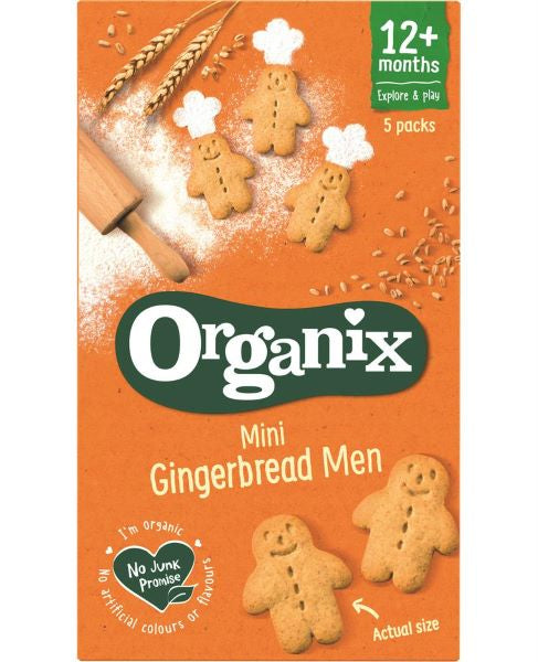 Organix Mini Gingerbread Men 5x25g
