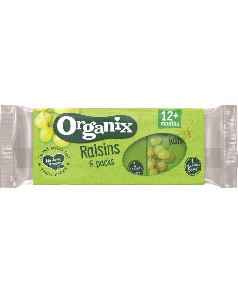 Organix Raisins 6 x14g