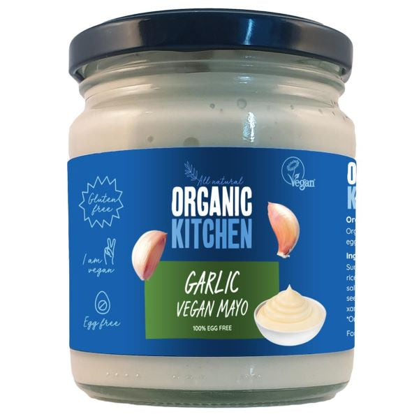 Organic Kitchen Vegan Mayo- Garlic 240ml